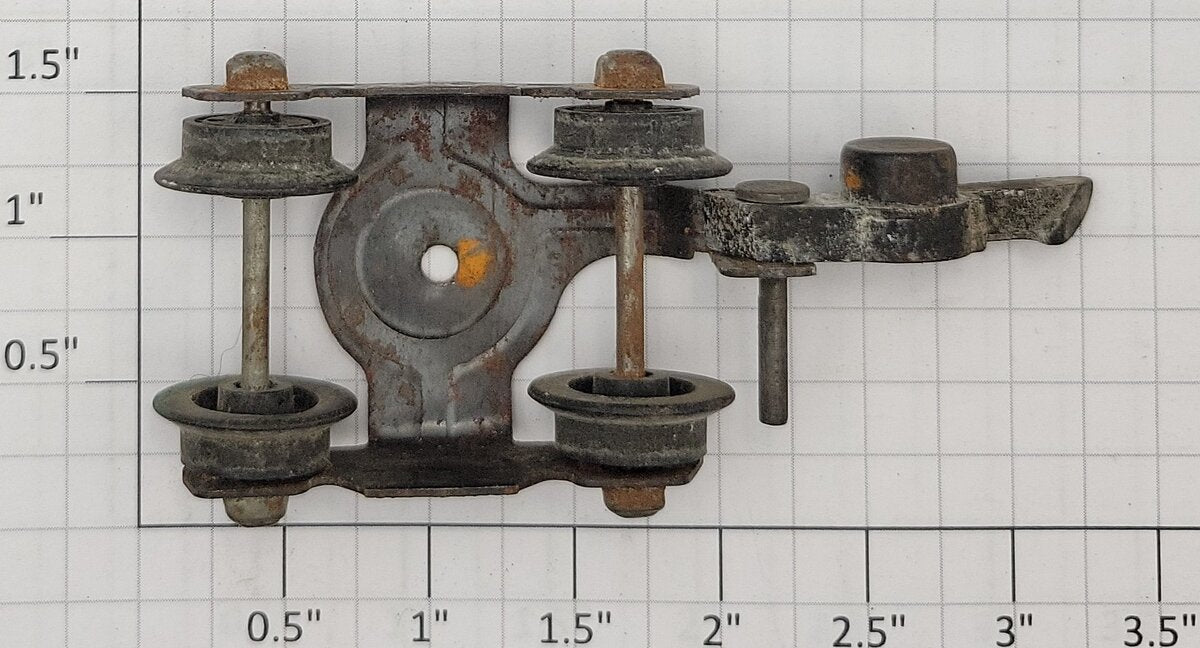 American Flyer XA12A057 S Tinpate Link Coupler Truck Assembly