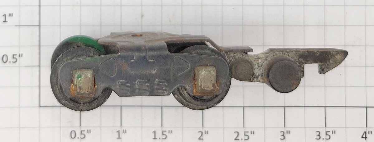 American Flyer XA12A057 S Tinpate Link Coupler Truck Assembly