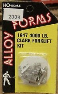 Alloy Forms 2004 HO 1947 4000 Lb. Clark Forklift White Metal Kit