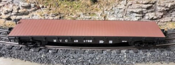 Weaver U21915LD O Scale NYC 40' Fish Belly Flat Car Road # 499706