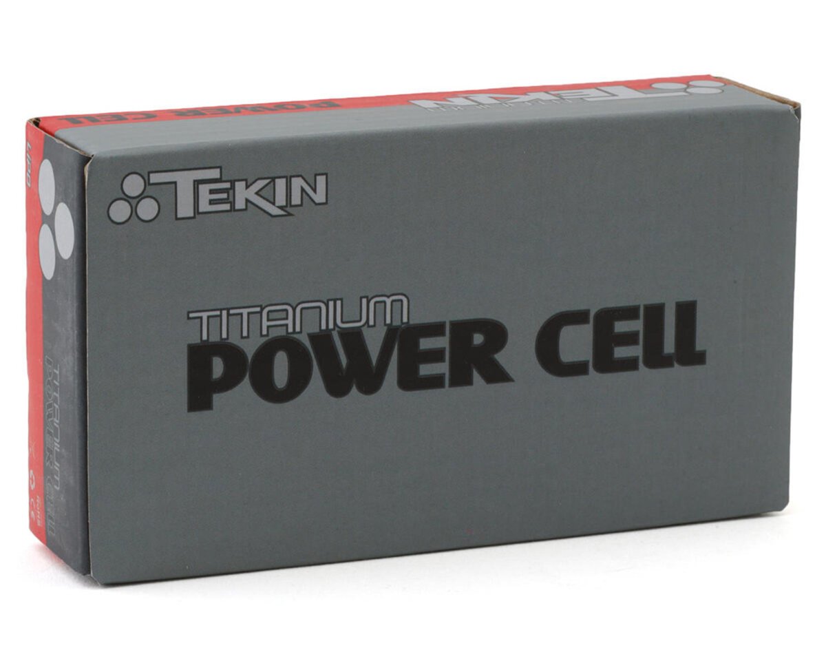 Team Tekin TT1650 Titanium Power Cell 1S Shorty LiPo Battery 160C w/ 5mm Bullets