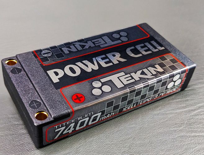Team Tekin TT1650 Titanium Power Cell 1S Shorty LiPo Battery 160C w/ 5mm Bullets