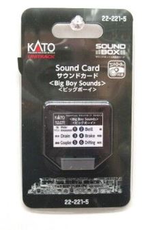 Kato 22-221-5 N UP Big Boy Steam Locomotive Unitrack Sound Card