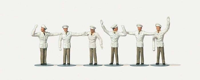 Merten 212252 HO Traffic Policemen Figures (Set of 6)