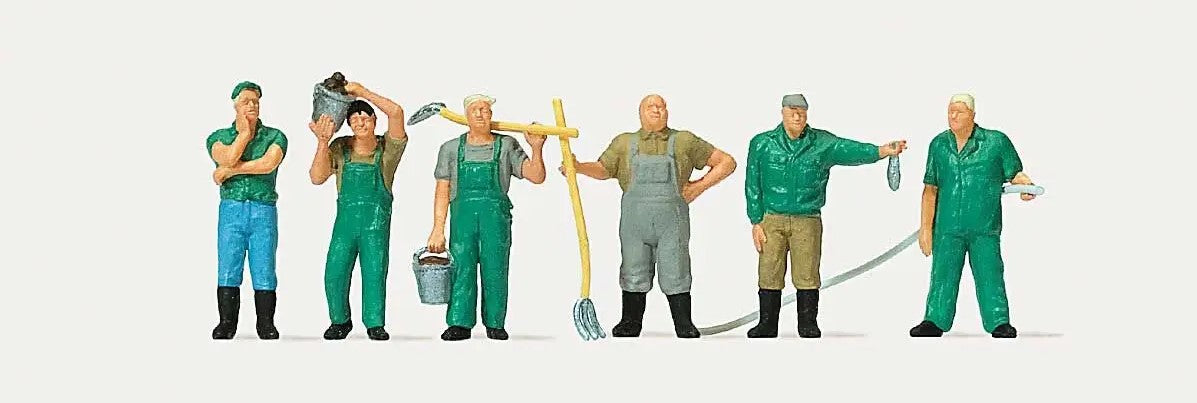 Merten 212559 HO Zookeepers Figures (Set of 6)