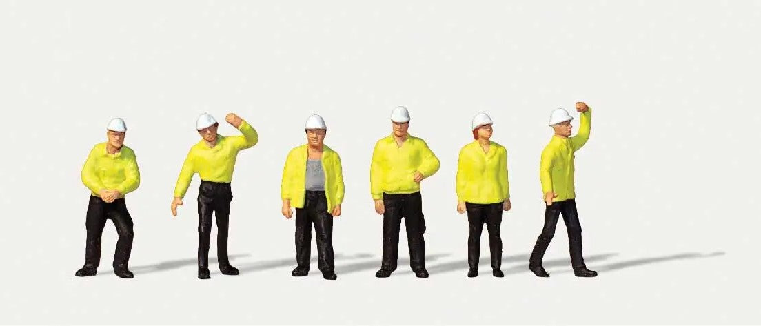 Merten 212588 HO Industrial Workers Figures (Set of 6)