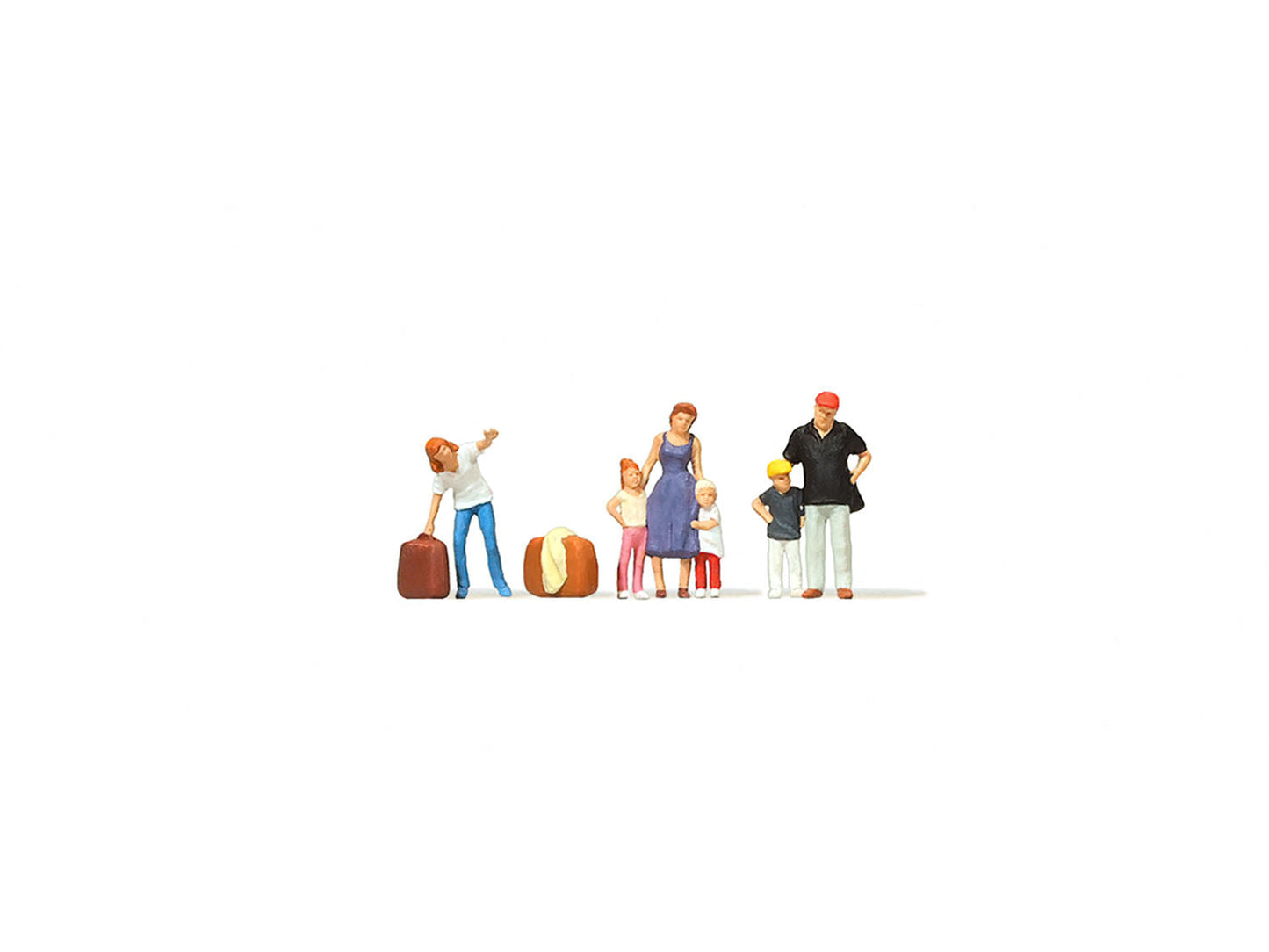 Merten 282539 TT Passengers with Luggage Figures (Set of 6)