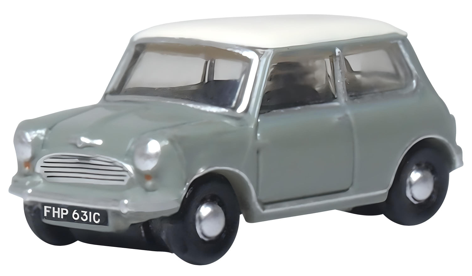 Oxford Diecast NMN009 N Tweed Grey-OEW Classic Austin Mini Cooper