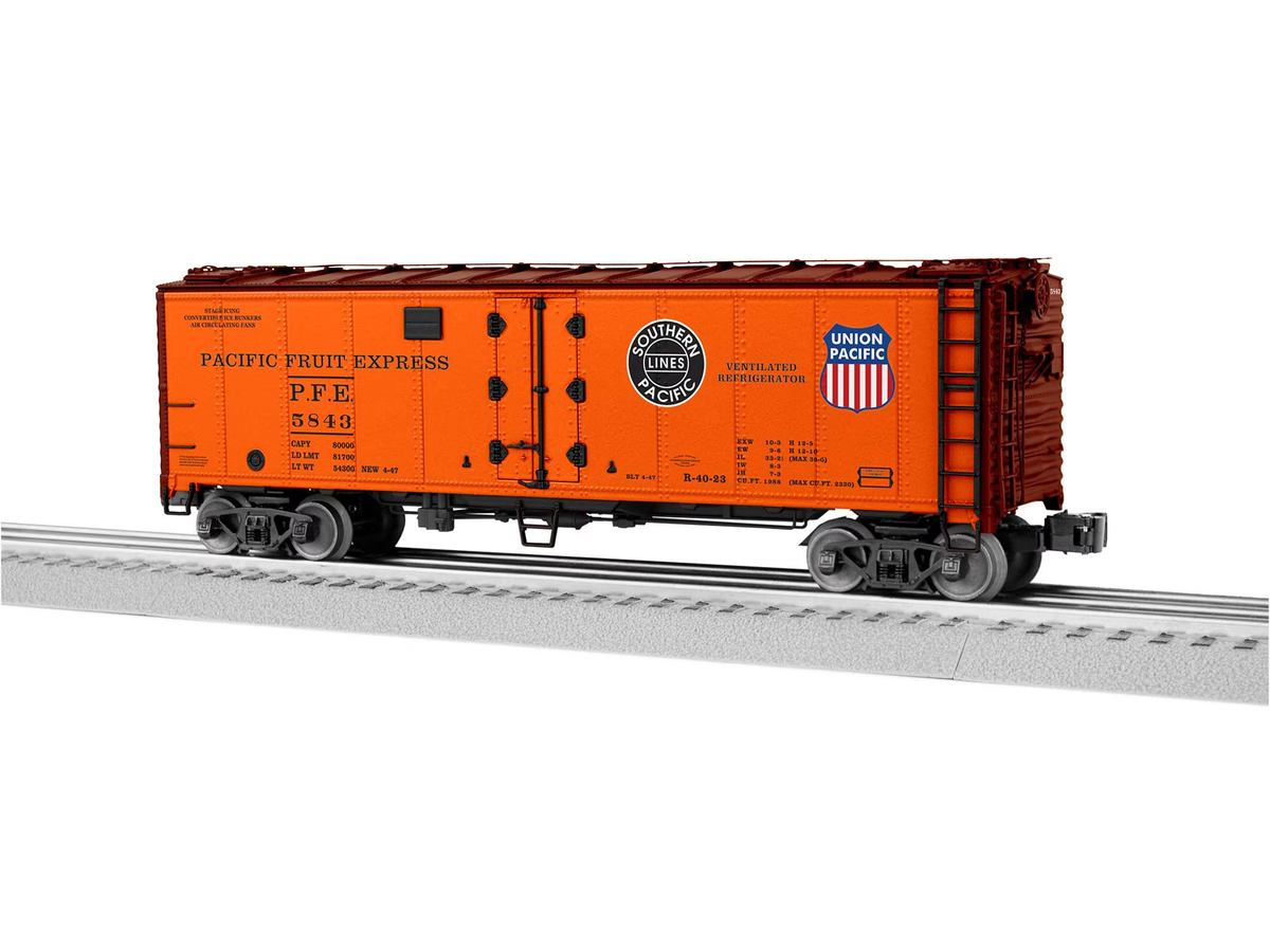 Lionel 2326330 O Pacific Fruit Express Vision Reefer (Set of 3)
