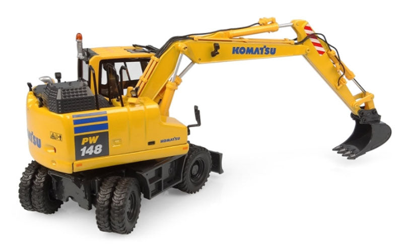 Universal Hobbies 8162 1:50 Komatsu PW148-11 on Wheels w/ Bucket & Excavator