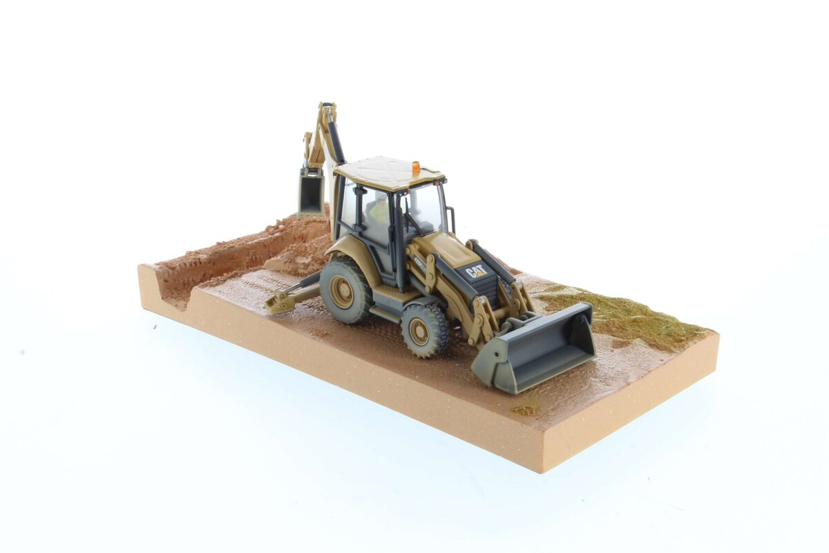 DieCast Masters 85755 1:50 CAT 420F2 IT Weathered Backhoe Loader Diecast Model