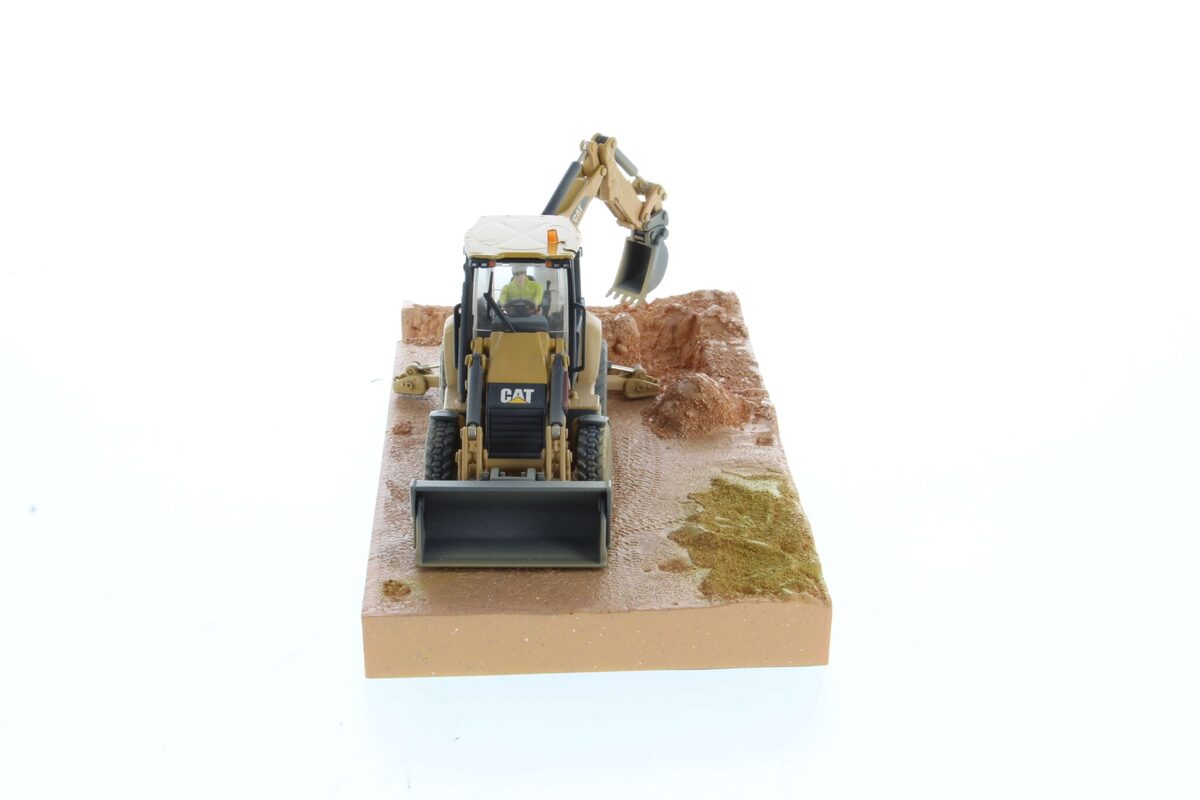 DieCast Masters 85755 1:50 CAT 420F2 IT Weathered Backhoe Loader Diecast Model