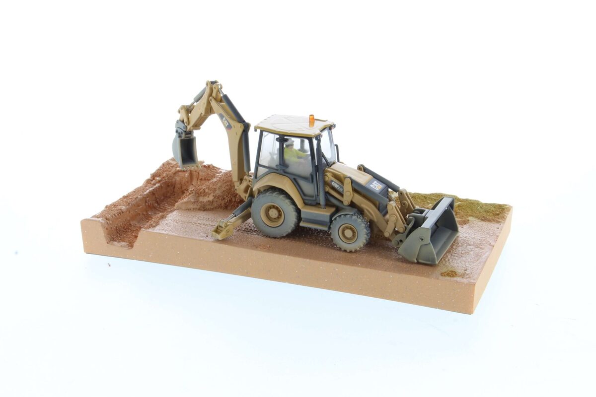DieCast Masters 85755 1:50 CAT 420F2 IT Weathered Backhoe Loader Diecast Model