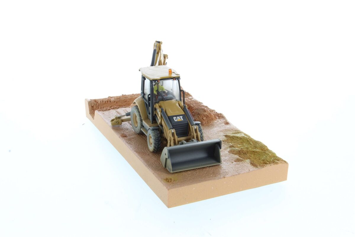 DieCast Masters 85755 1:50 CAT 420F2 IT Weathered Backhoe Loader Diecast Model