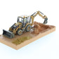 DieCast Masters 85755 1:50 CAT 420F2 IT Weathered Backhoe Loader Diecast Model