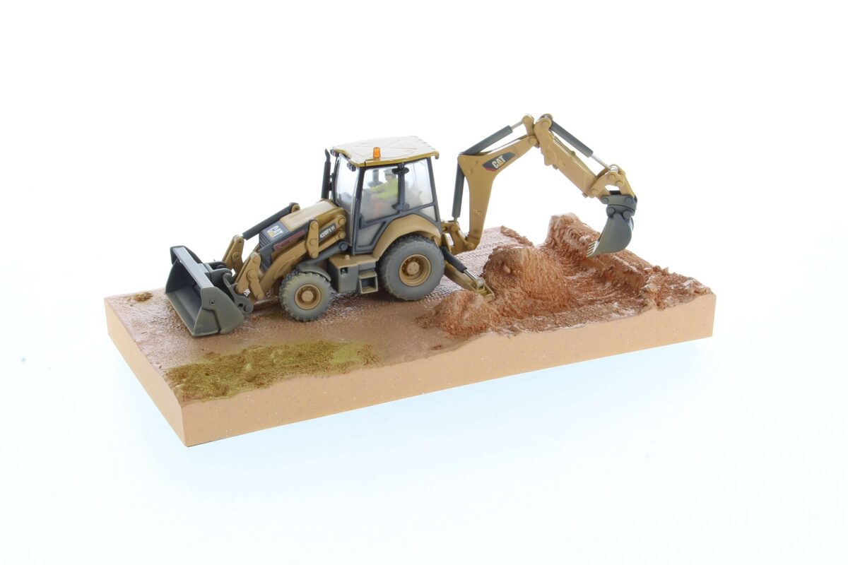 DieCast Masters 85755 1:50 CAT 420F2 IT Weathered Backhoe Loader Diecast Model