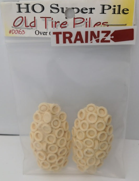 Model Tech Studios D0163 HO Scale Unpainted Old Tire Piles