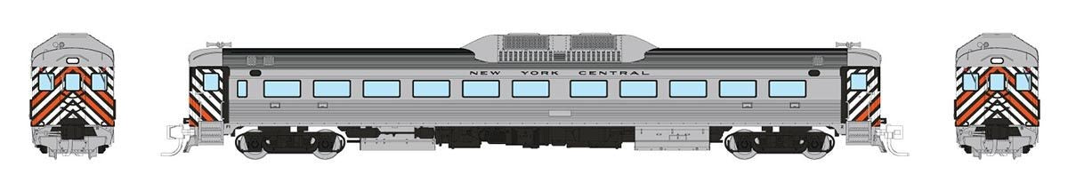 Rapido Trains 516010 N NYC Budd RDC-1 Phase 1 Diesel Locomotive DC/Silent