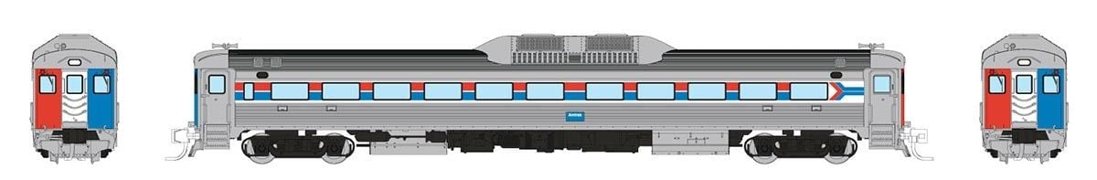 Rapido Trains 516501 N Amtrak Budd RDC-1 Phase 2 Diesel Locomotive DC/DCC/Sound