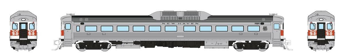 Rapido Trains 516509 N NH Budd RDC-1 Phase 1 Diesel Locomotive DC/DCC/Sound