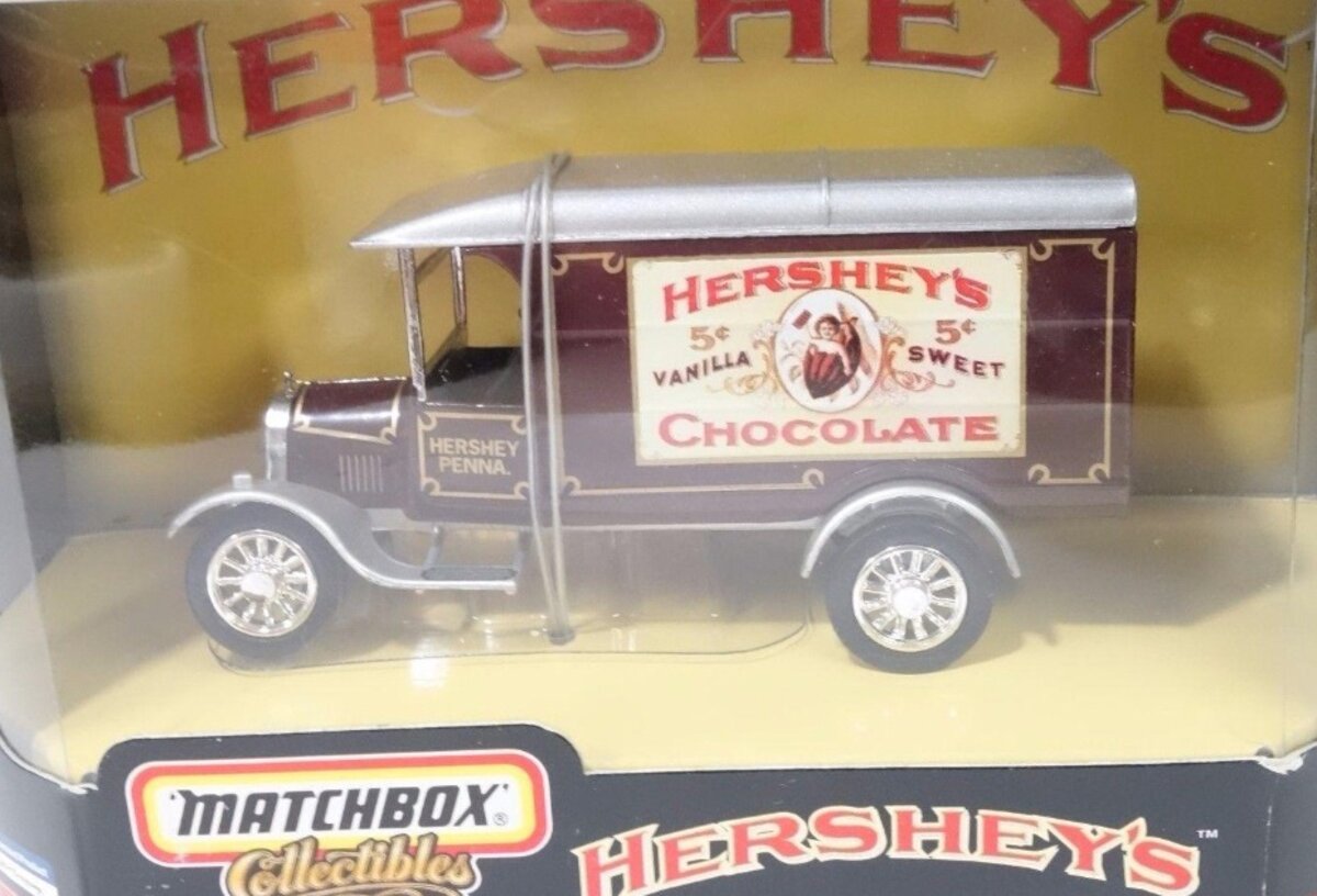 Matchbox 96436 1:43 Scale Hersheys Chocolate 1926 Ford Model TT Van