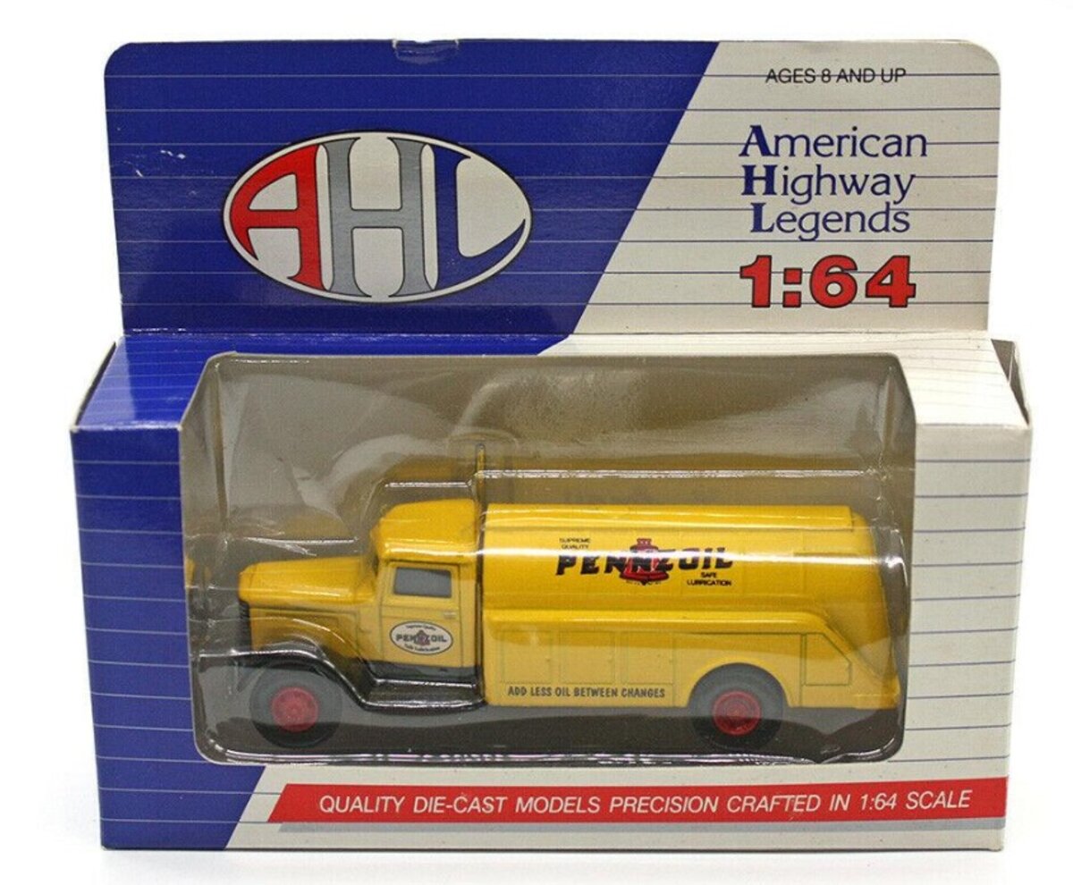 AHL L03062 1:64 Die-Cast Pennzoil Peterbilt 260 Tanker Truck NIB