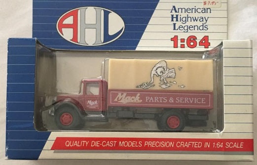 AHL L01032 1:64 Scale Mack Parts & Service Mack Model BM Transport Truck