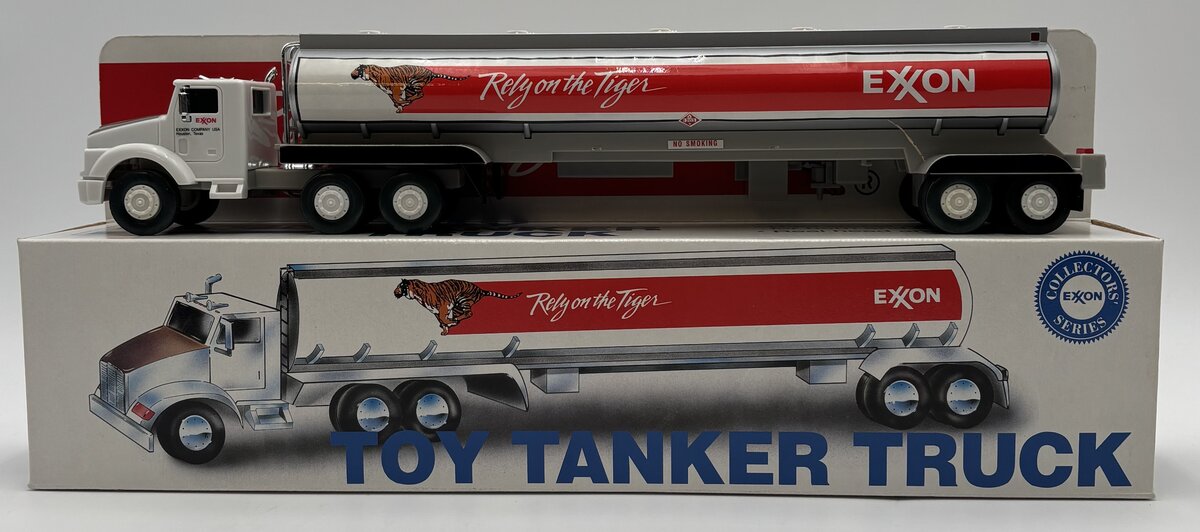 Exxon 1993 Rely On The Tiger Toy Tanker Truck 14.25" Dual Sound & Lights