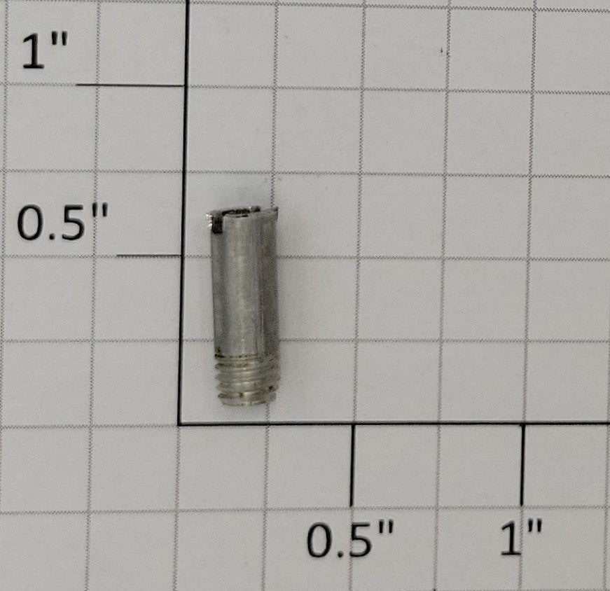 American Flyer PA12A190 S-Scale 9/16" L x 3/16" OD Aluminum Smoke Stack Insert