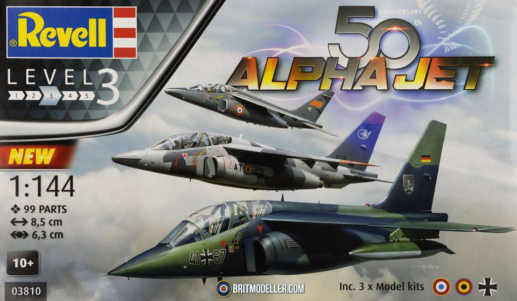 Revell of Germany 03810 1:144 50th Anniversary "Alpha Jet" Plastic Model Kit