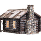 Woodland Scenics BR4961 N Built-&-Ready Cozy Cabin Assembled Building