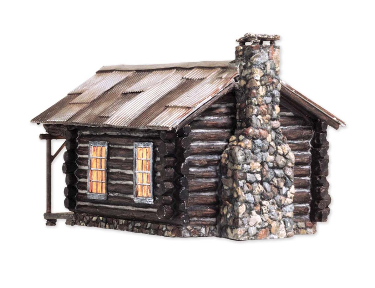 Woodland Scenics BR4961 N Built-&-Ready Cozy Cabin Assembled Building