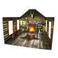 Woodland Scenics BR4961 N Built-&-Ready Cozy Cabin Assembled Building