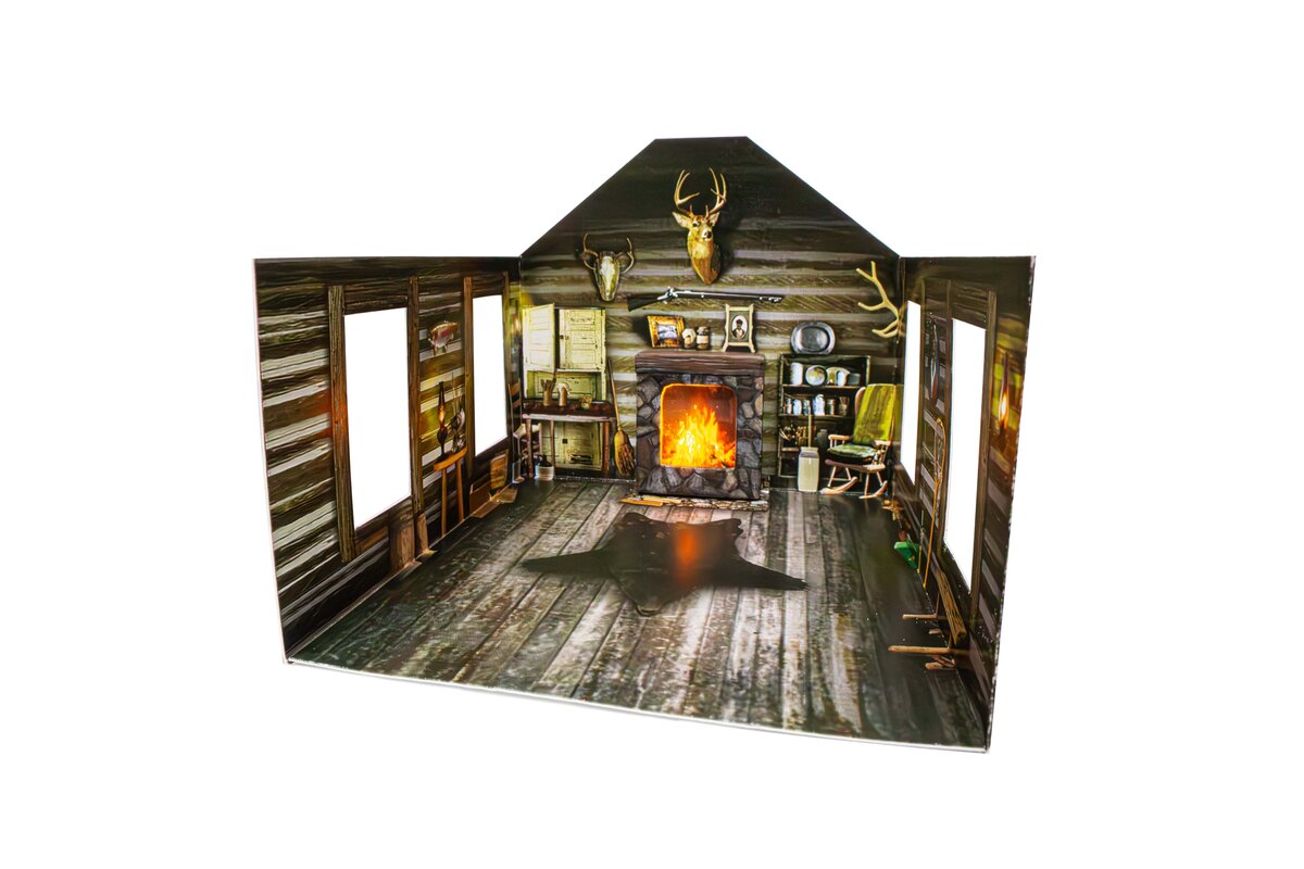 Woodland Scenics BR4961 N Built-&-Ready Cozy Cabin Assembled Building