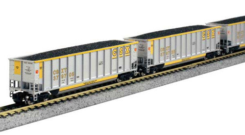 Kato 106-4632 N CSX Bethgon Coalporter Car (Set of 8) NIB
