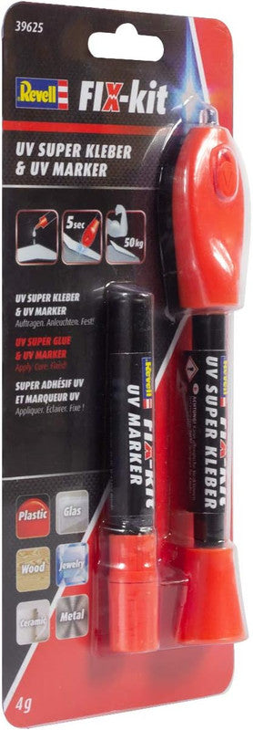 Revell 39625 Cream UV Fix Kit All Materials Glue