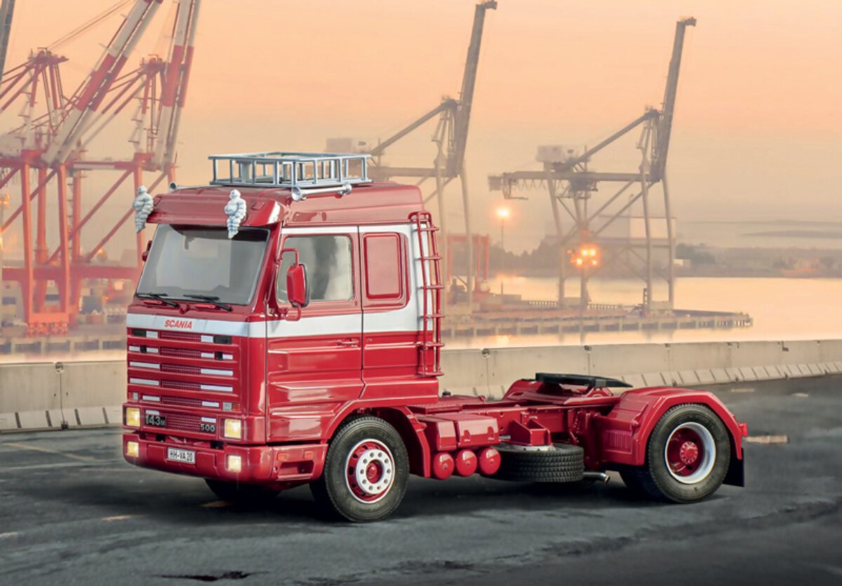 Italeri 3950 1:24 Scania R143M 500 Streamline 4x2 Truck Plastic Model Kit
