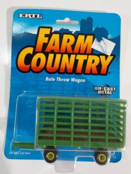 Ertl 5755 1:64 Diecast Farm Country Bale Throw Wagon