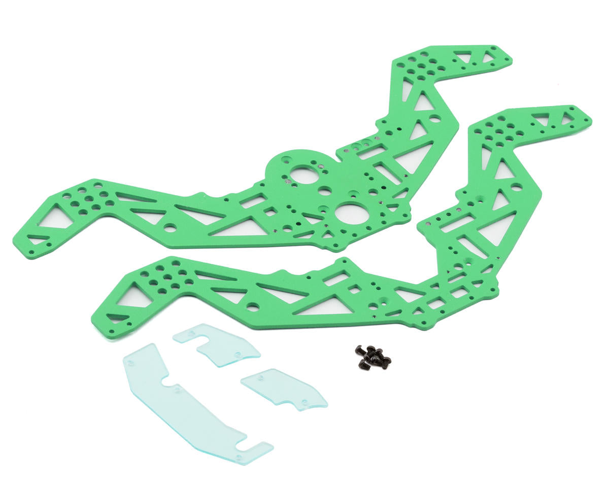 Losi LOS211052 Green Mini LMT Chassis Plate (Set of 2)