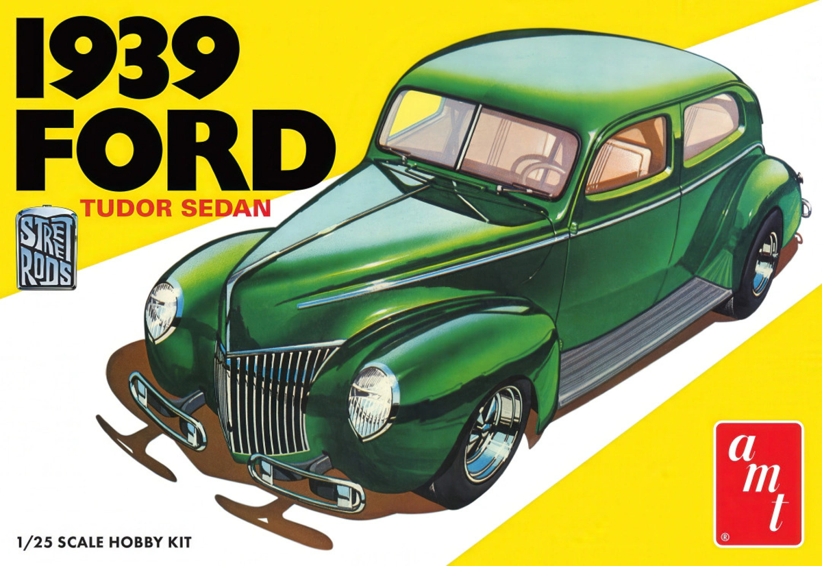 AMT 1434 1:25 Street Rod Series 1939 Ford Sedan Plastic Model Kit
