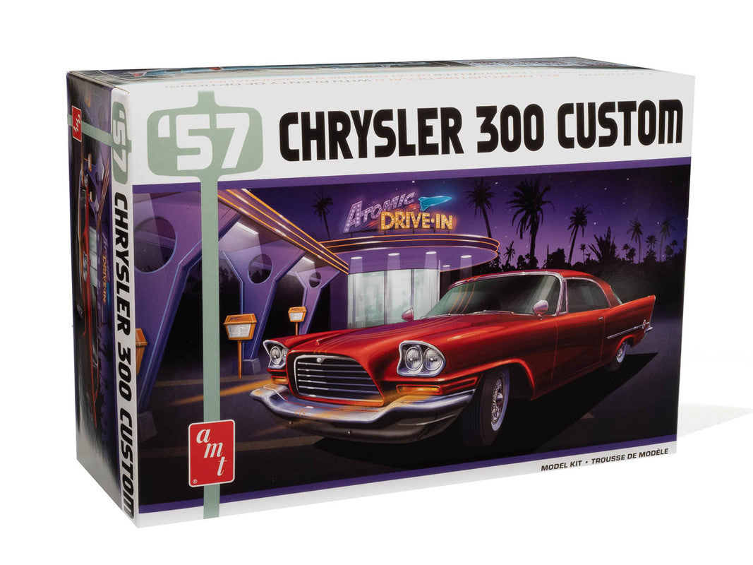 AMT 1447 1:25 1957 Chrysler 300 Custom Version Car Plastic Model Kit