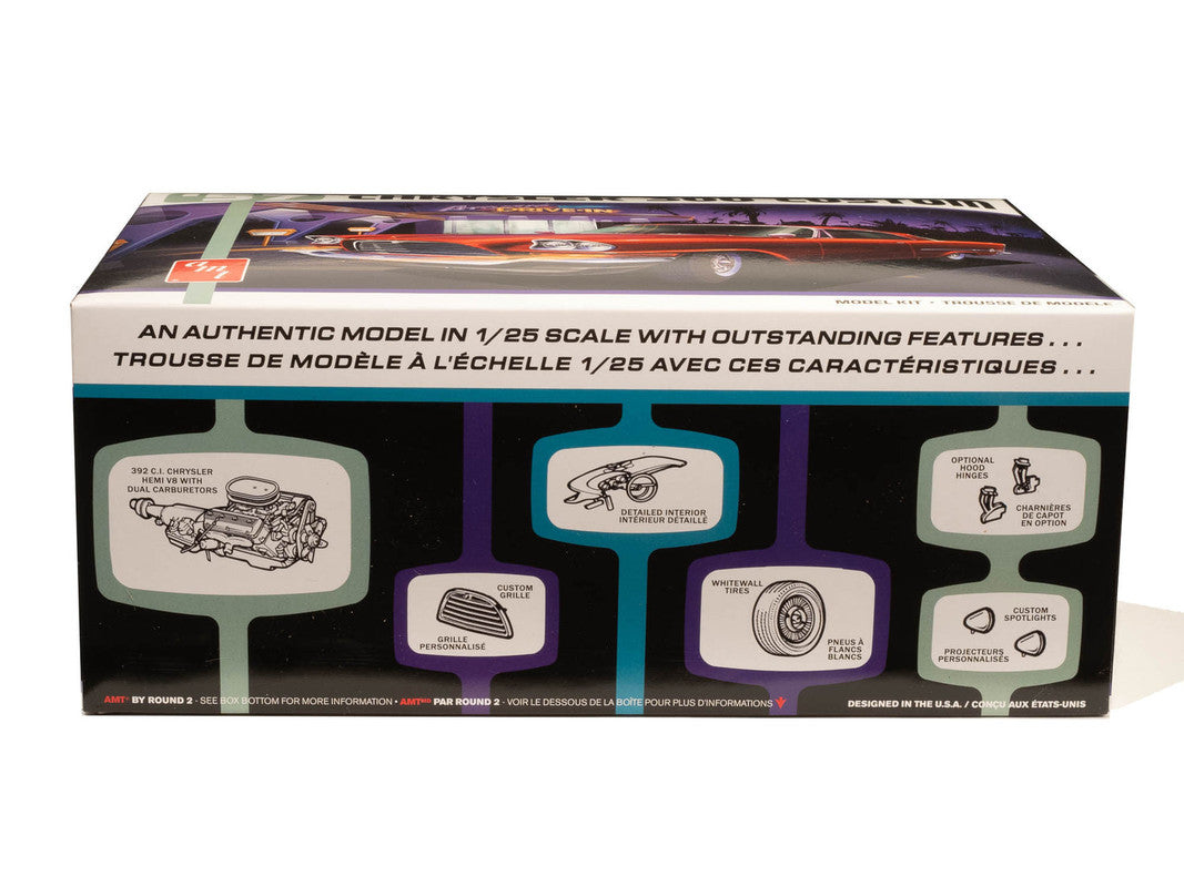 AMT 1447 1:25 1957 Chrysler 300 Custom Version Car Plastic Model Kit