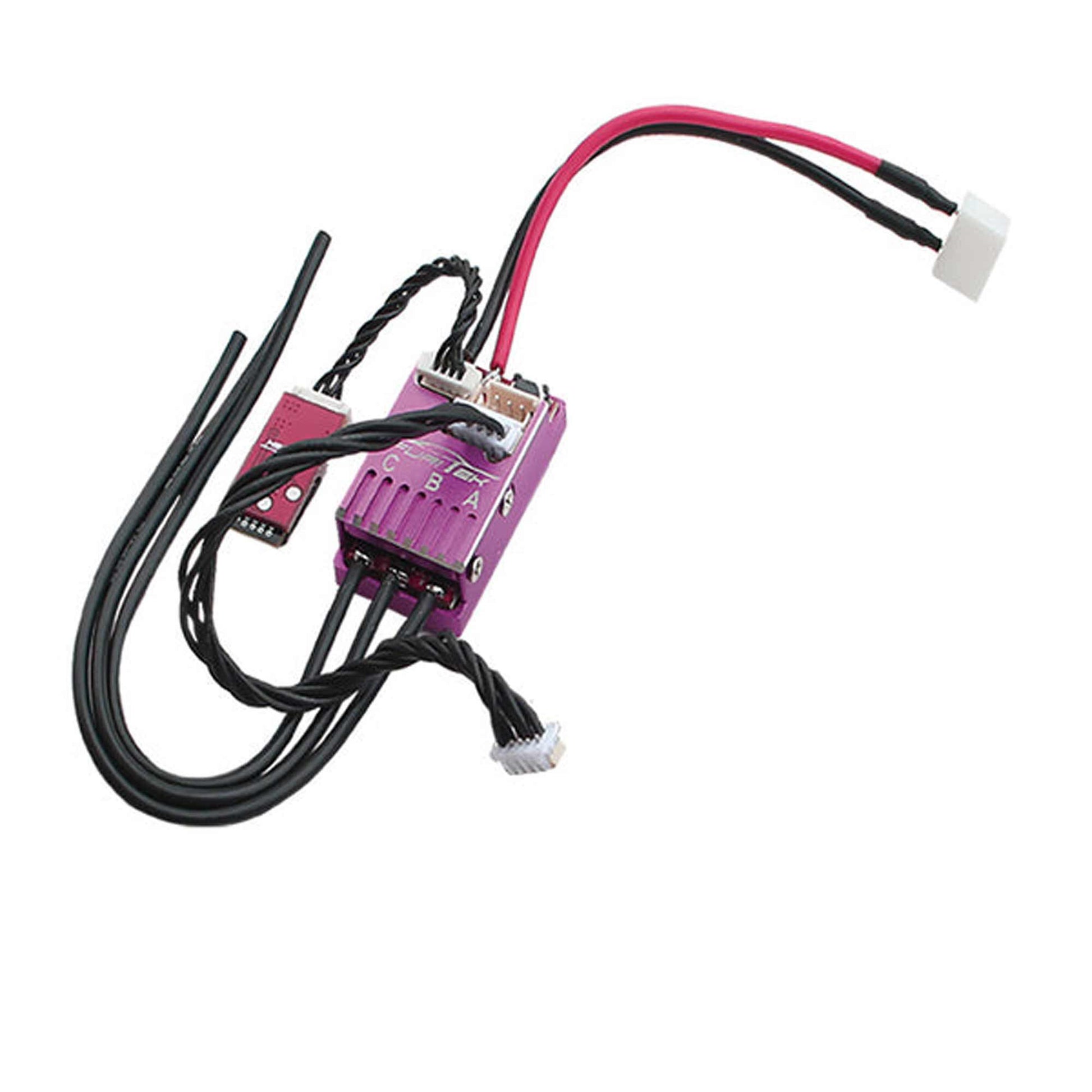 Furitek 2204 Drift/Race Cyclos 2S Lipo 20A/40A BL Sensored ESCw/Alum Purple Case