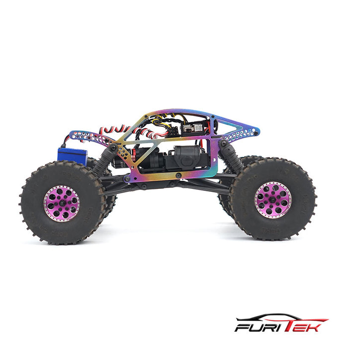 Furitek 2280 Traxxas TRX-4M Rainbow Bettle Titanium Comp Chassis