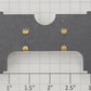 McCoy 237 Standard Gauge Black Plate Super Motor Collector Assembly