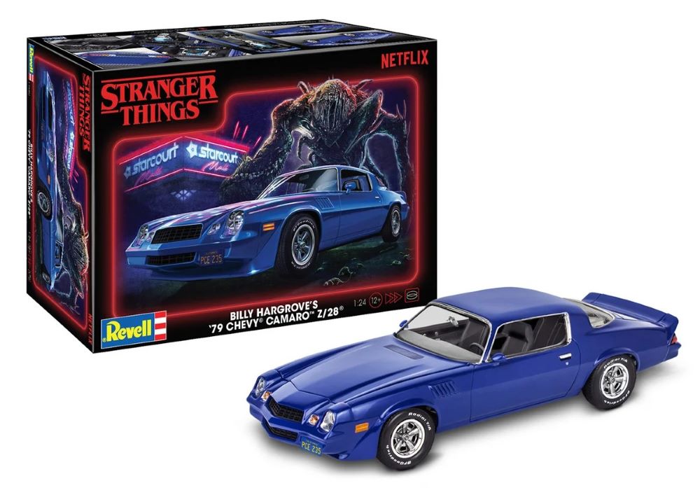 Revell of Germany 07728 1:24 Stranger Things Chevy Camaro Z/28 Car Plastic Kit