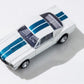 AFX 22068 HO Mega G+ 1965 Shelby GT350 White/Blue Slot Car