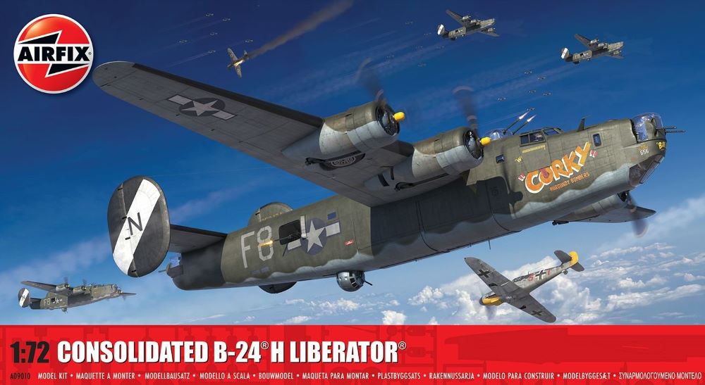Airfix Products A09010 1:72 Consolidated B24H Liberator Bomber Aircraft Kit