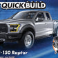 Airfix Products J6053 QUICKBUILD Grey Ford F-150 Raptor Plastic Model Kit