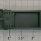 Lionel 356-34X Dark Green Baggage Cart Truck with Figure